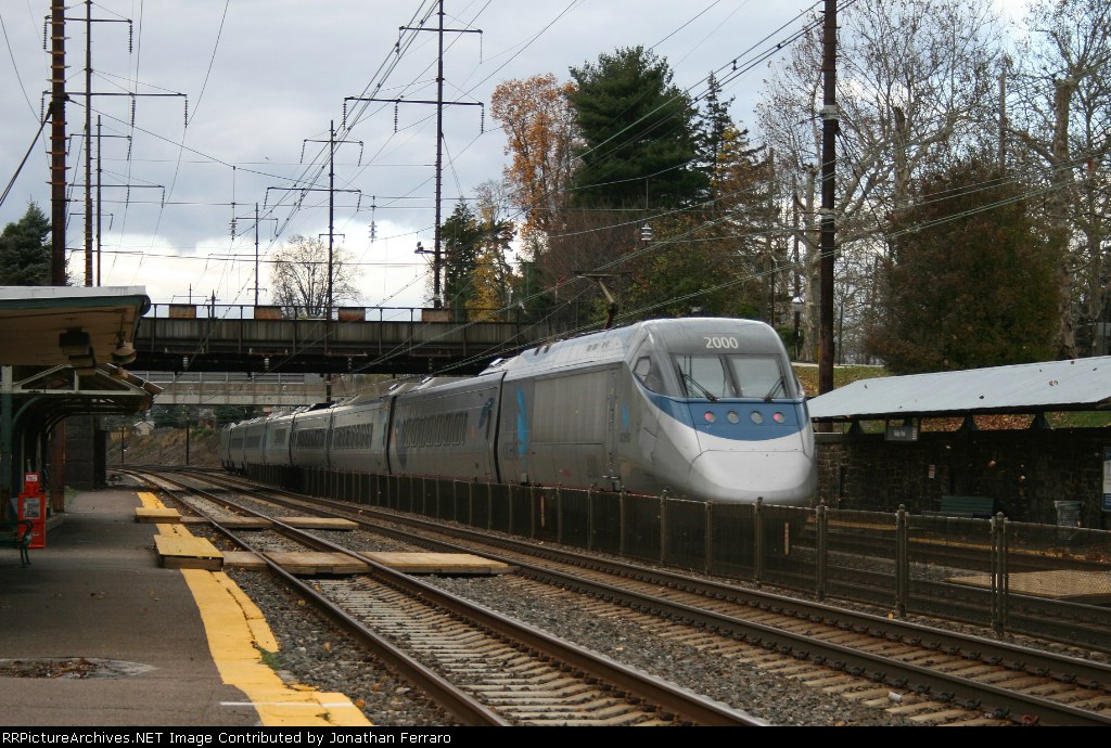 Southbound Acela